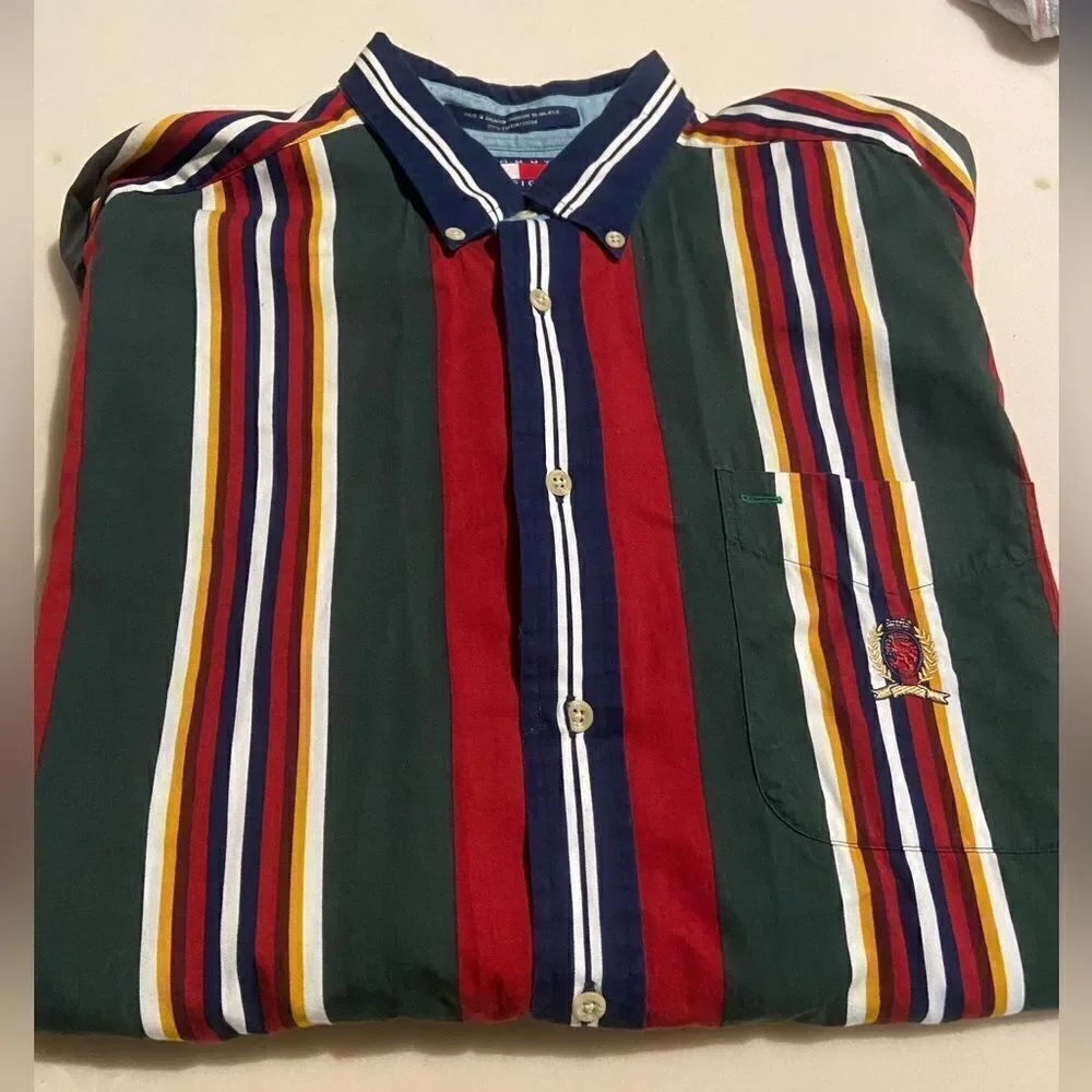 Tommy Hilfiger long sleeved button down new without tags size large